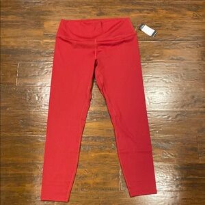 NWT Sophia Active by Sophia Vergara Red 27 in Inseam Leggings Size Large